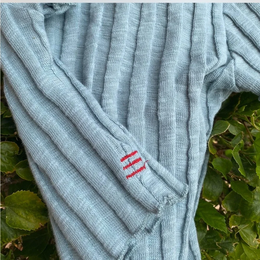 BDG Ribbed Crop Button Top - Picture 3 of 5